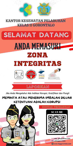 Zona Integritas Wilayah Bebas Dari Korupsi/ WIlayah Birokrasi Bersih Melayani ( ZI WBK/WBBM) Kantor Kesehatan Pelabuhan Kelas II Gorontalo